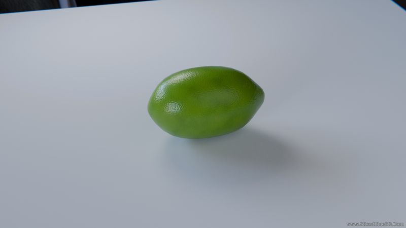 A lime from sideways