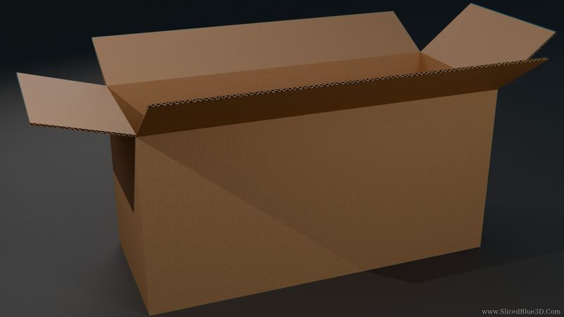 A box from sideways