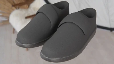 A Pair of Black Shoes (SlicedShoes N1) [v2.1] - Free 3D Model