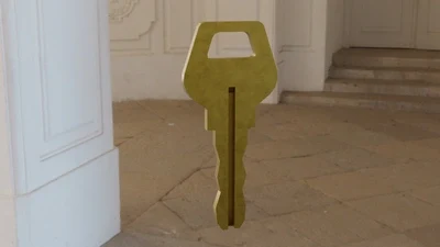 Golden Key (SlicedKey N1) [v2.1] - Free 3D Model