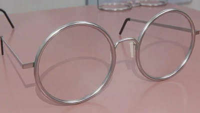 Round Glasses - Free 3D Model